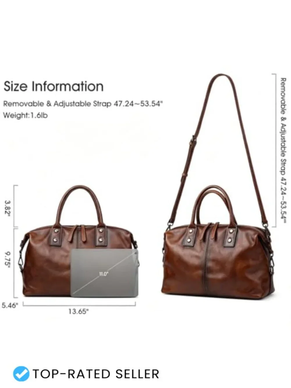 Genuine Leather Satchel Tote Bag Women Top Handle Handbag Designer Retro